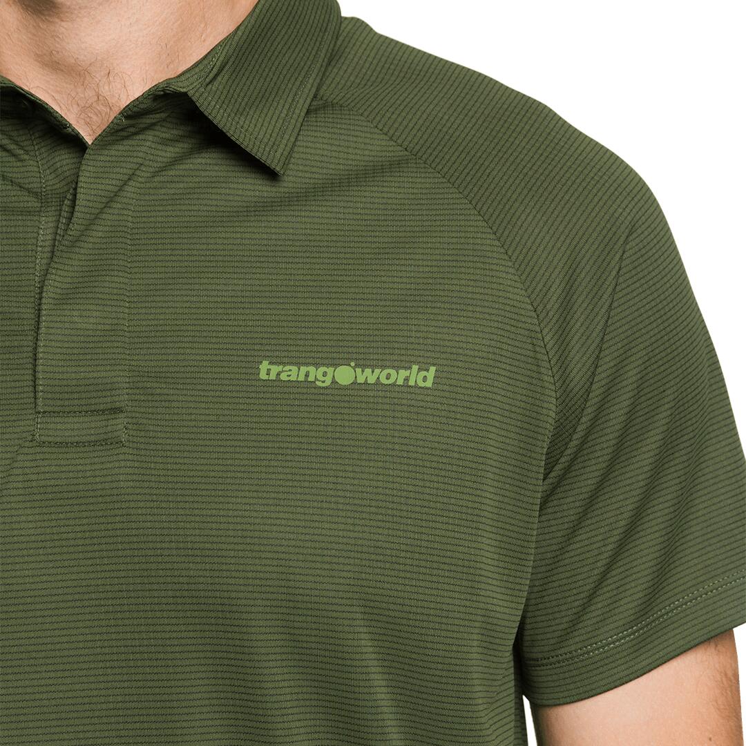 Polo manga corta para Hombre Trangoworld Bonete Verde 4/4