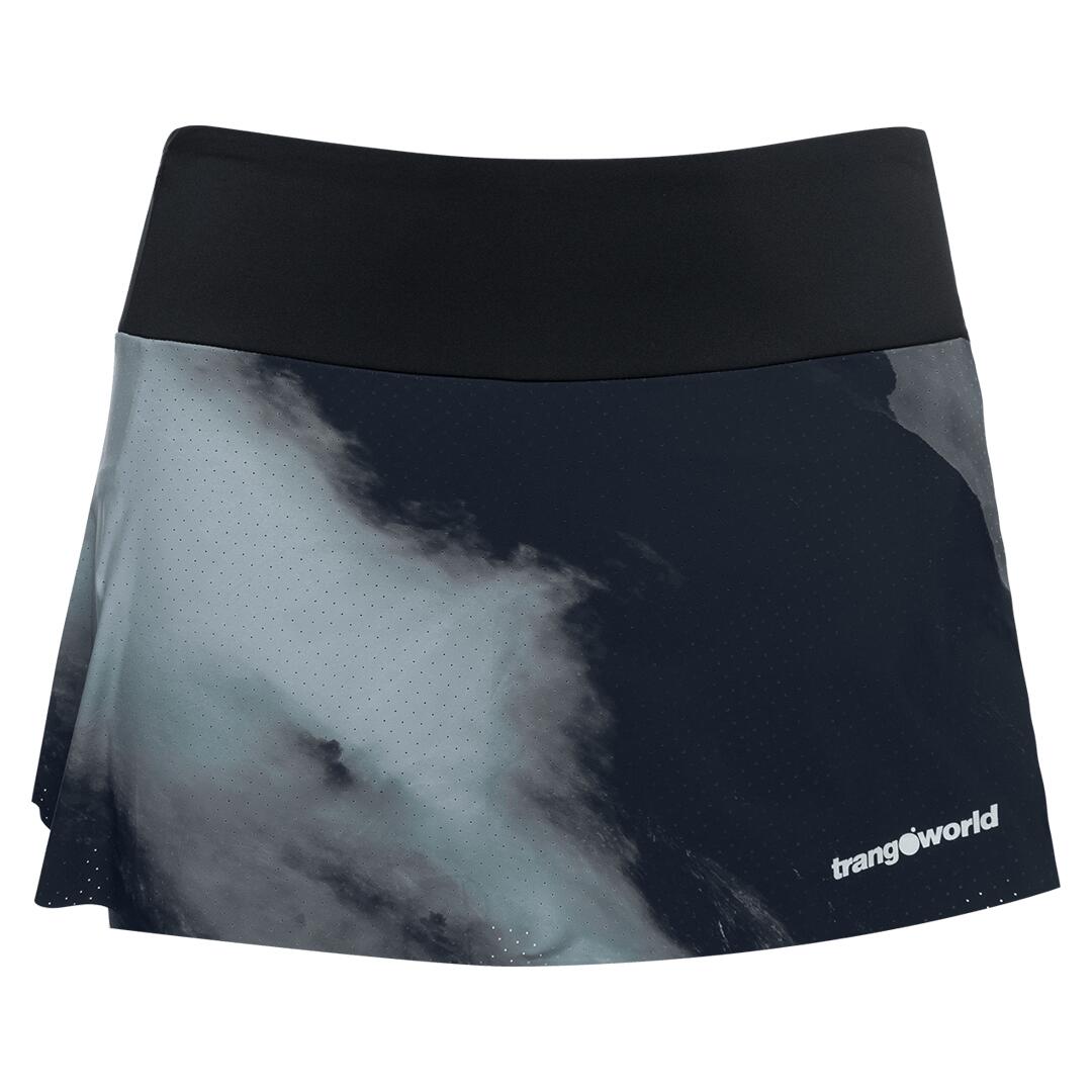 TRANGOWORLD Falda de Trail Running para Mujer Trangoworld Oulettes Negro/Negro