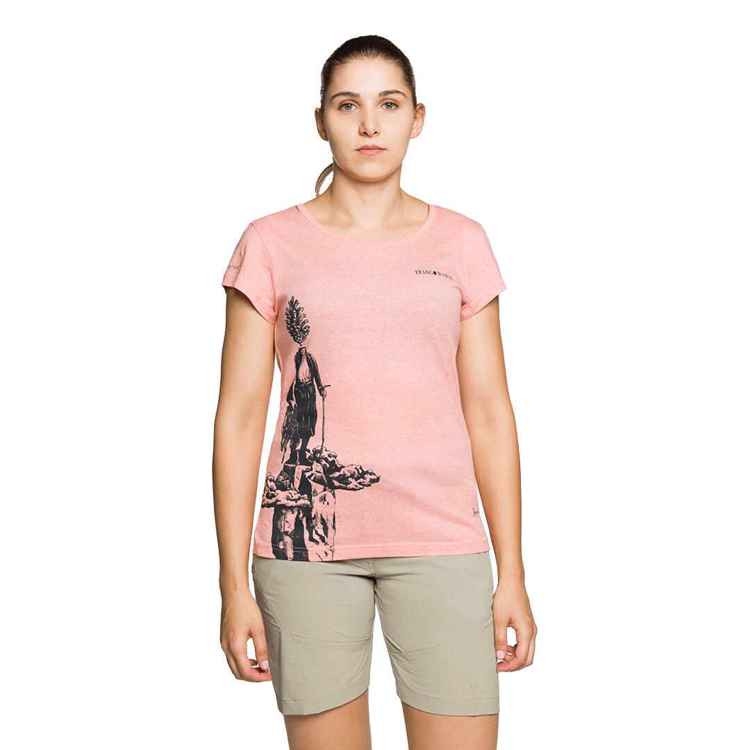 Camiseta para Mujer Trangoworld Pinea Naranja 2/4
