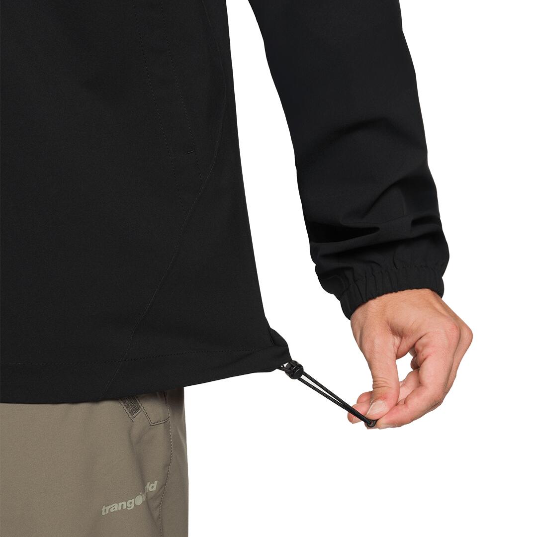 Chaqueta para Hombre Trangoworld Caicos Negro Impermeable 6/6