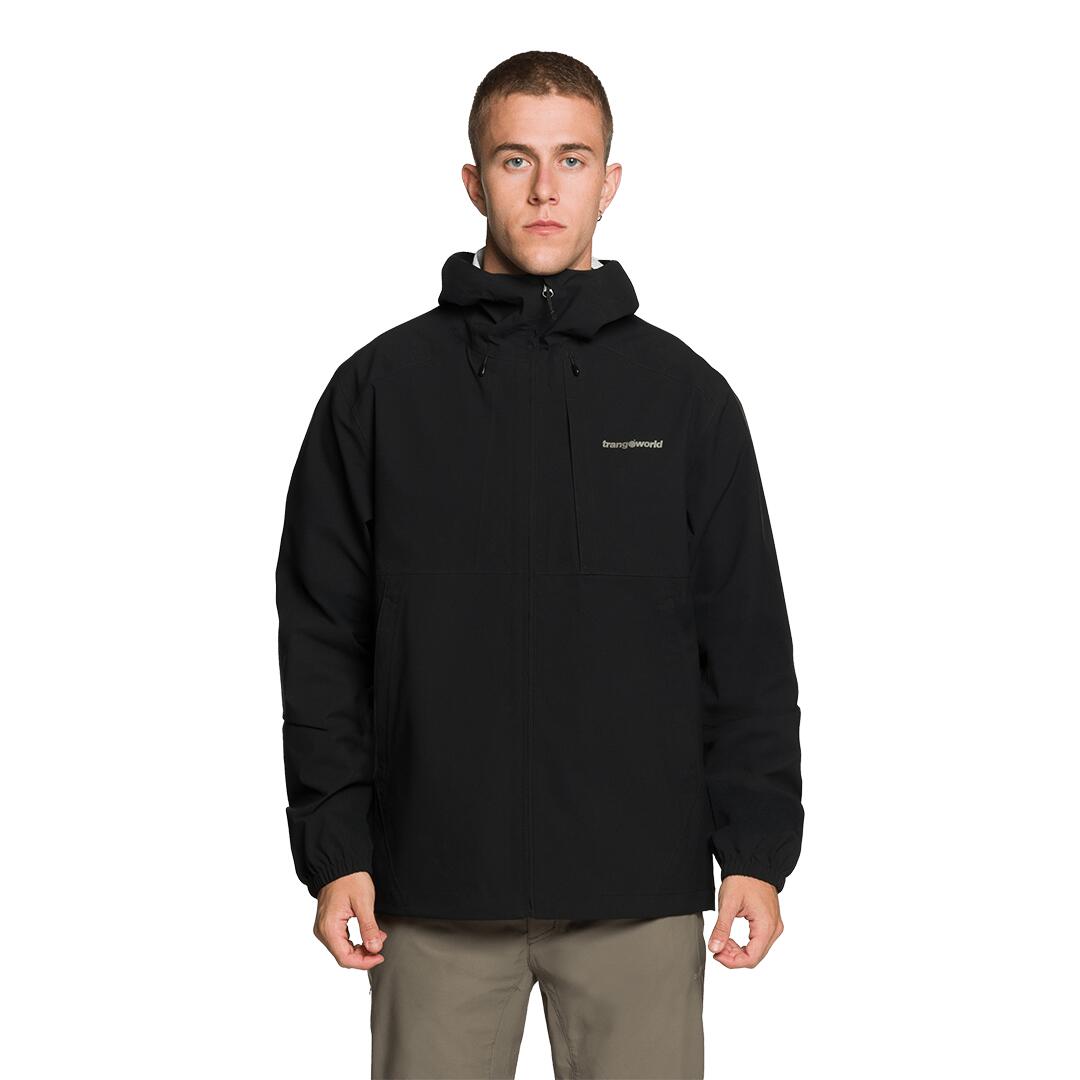 Chaqueta para Hombre Trangoworld Caicos Negro Impermeable 2/6