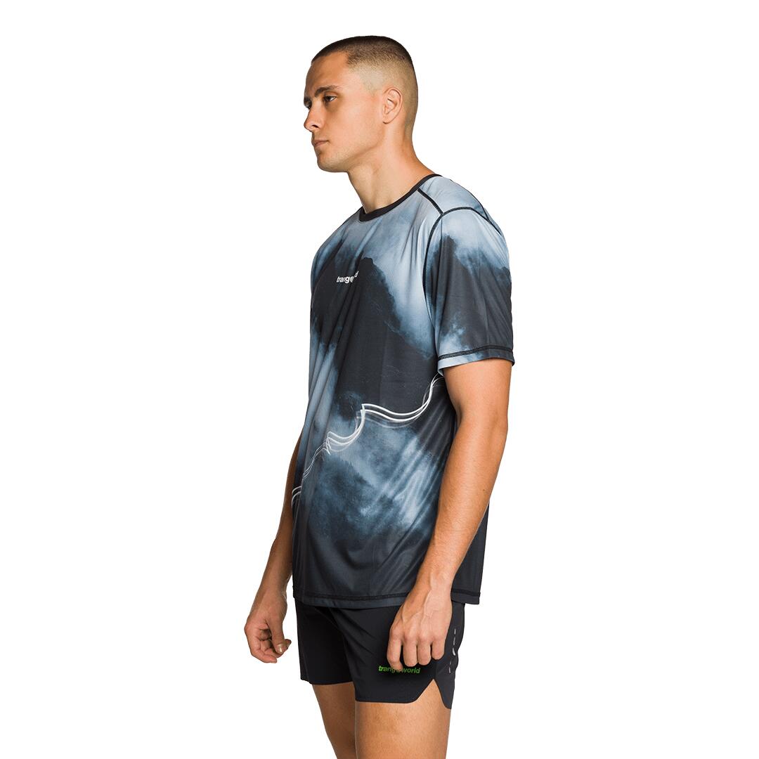 Camiseta de Trail Running para Hombre Trangoworld Eleix Negro 5/6