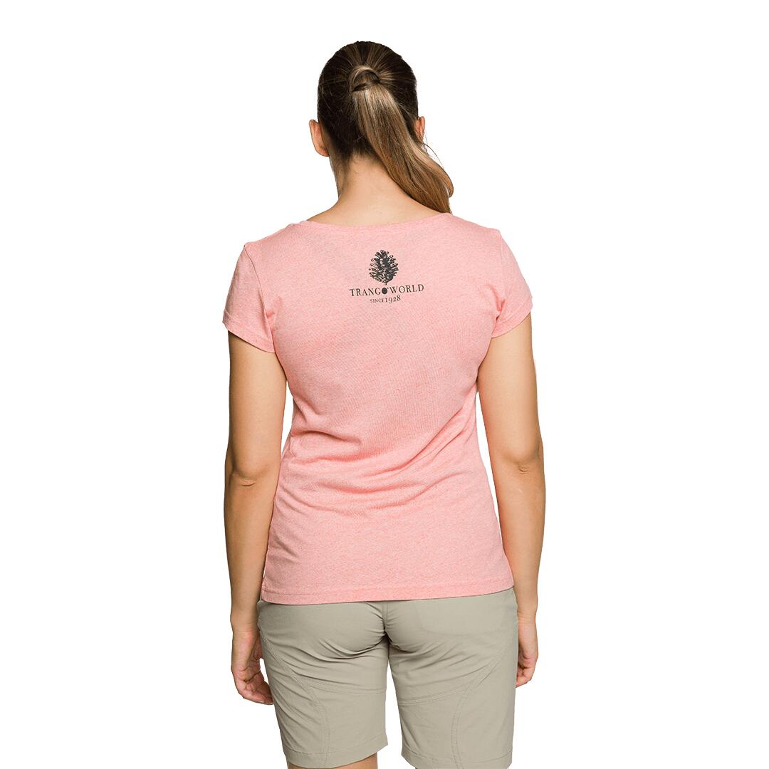 Camiseta para Mujer Trangoworld Pinea Naranja 3/4