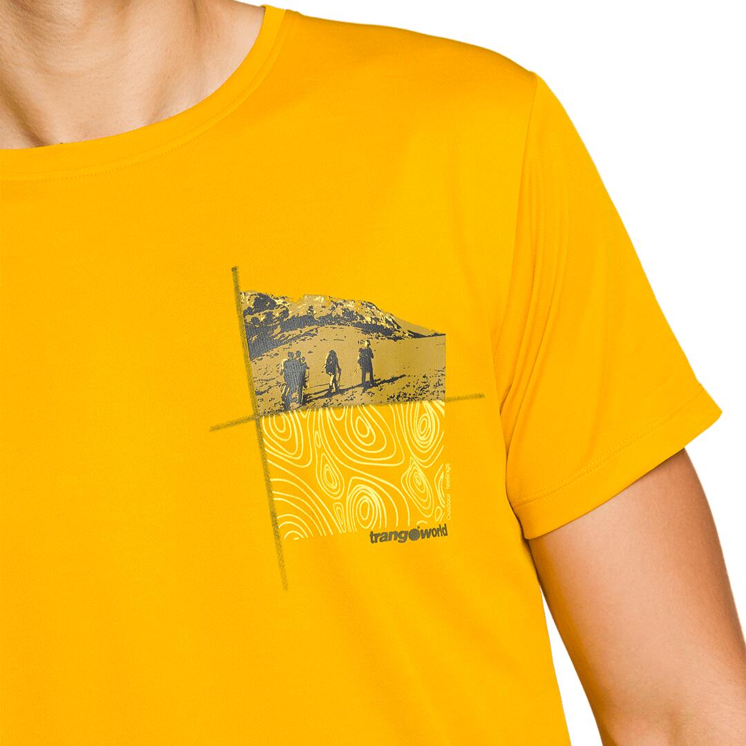 Camiseta para Hombre Trangoworld Dzuko Naranja protección UV+30 4/4