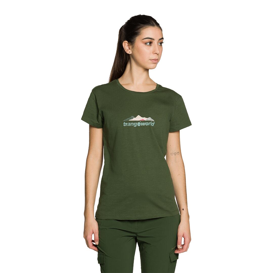 Camiseta para Mujer Trangoworld Albacoa Verde 2/4
