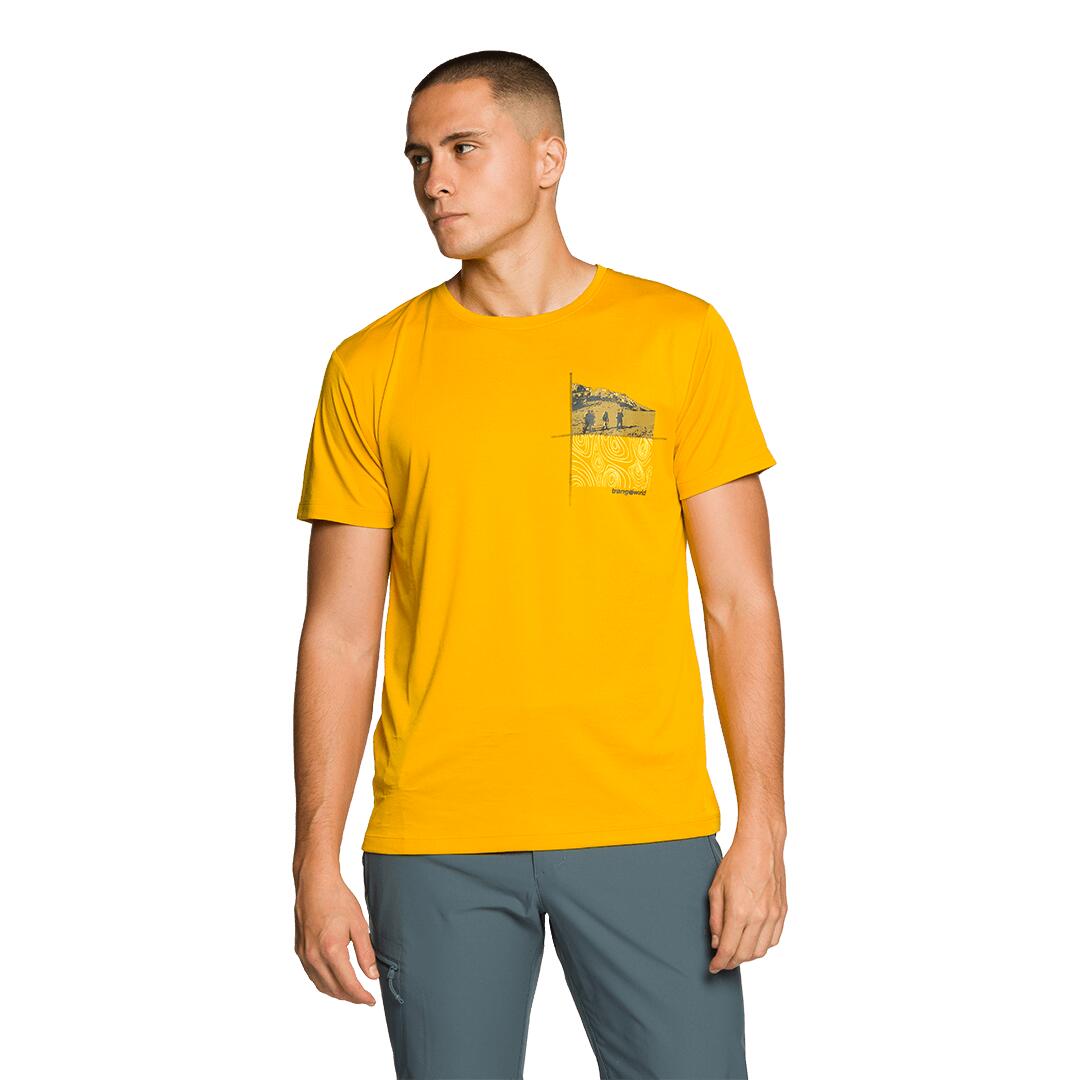 Camiseta para Hombre Trangoworld Dzuko Naranja protección UV+30 2/4