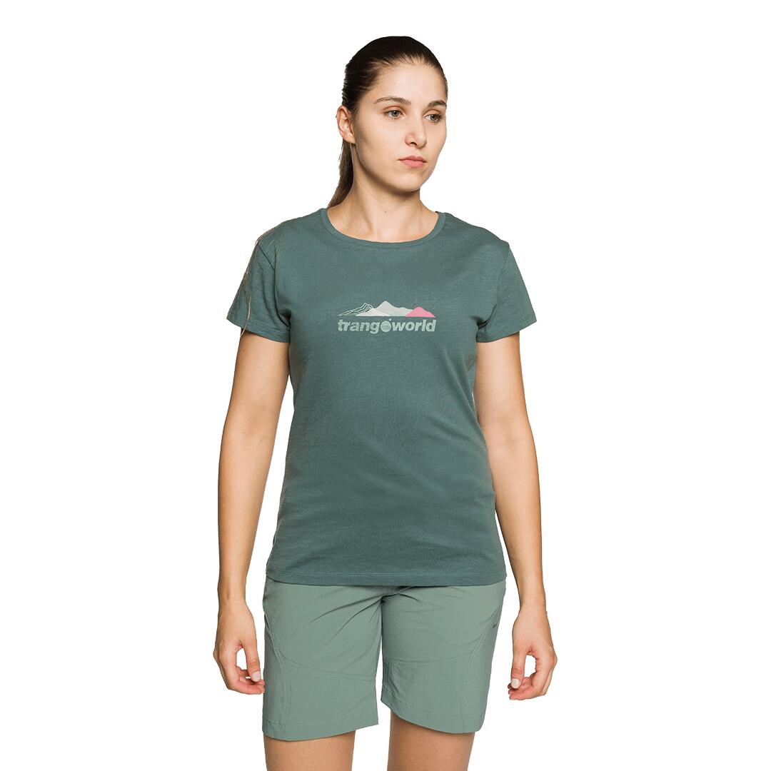 Camiseta para Mujer Trangoworld Albacoa Verde 2/4