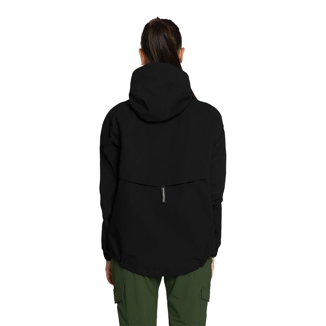 Chaqueta para Mujer Trangoworld Naivasha Negro/Negro Impermeable 2/7