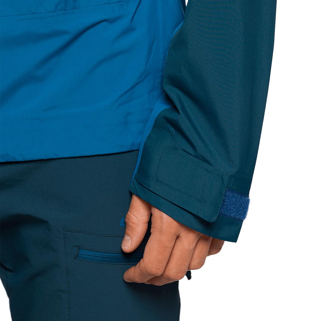 Chaqueta para Hombre Trangoworld Kilimanjaro df Azul/Azul/Naranja Impermeable 7/7