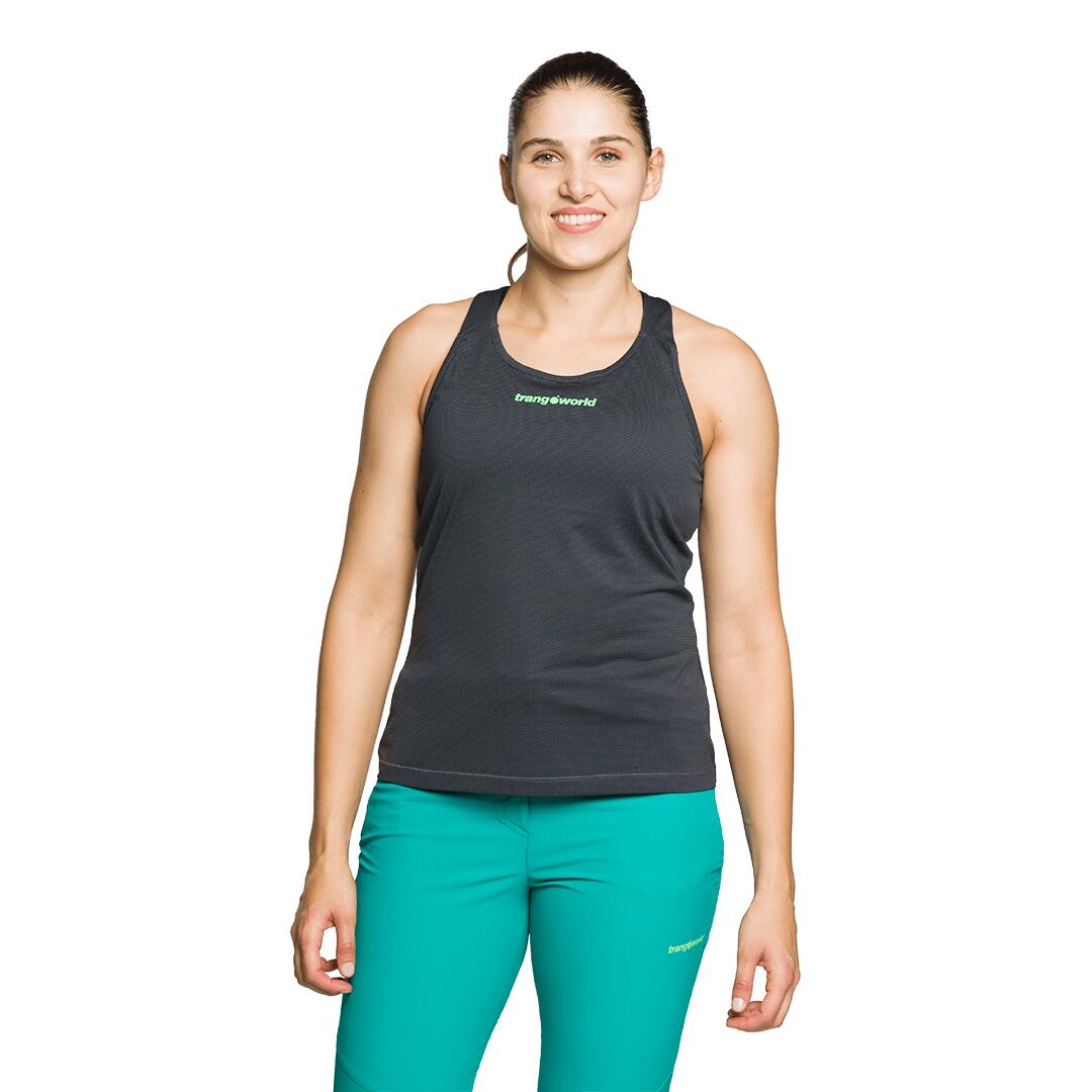 Camiseta para Mujer Trangoworld Luarca Gris 2/4