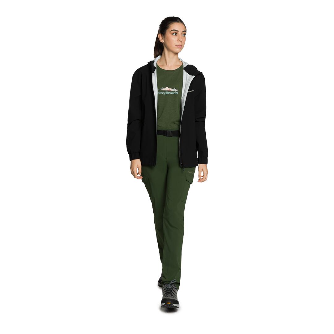 Chaqueta para Mujer Trangoworld Naivasha Negro/Negro Impermeable 7/7