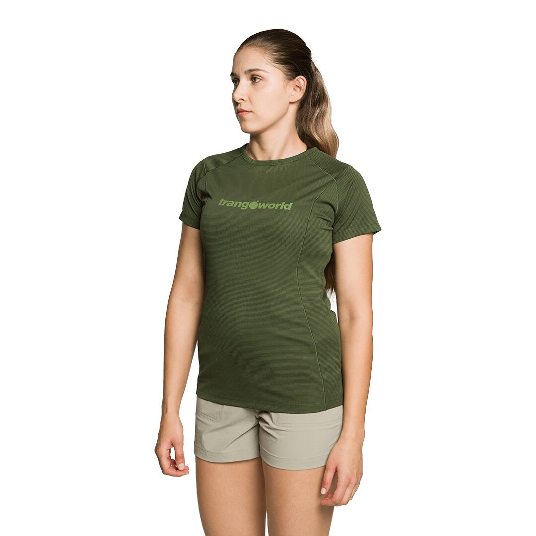 Camiseta para Mujer Trangoworld Demba Verde 2/5