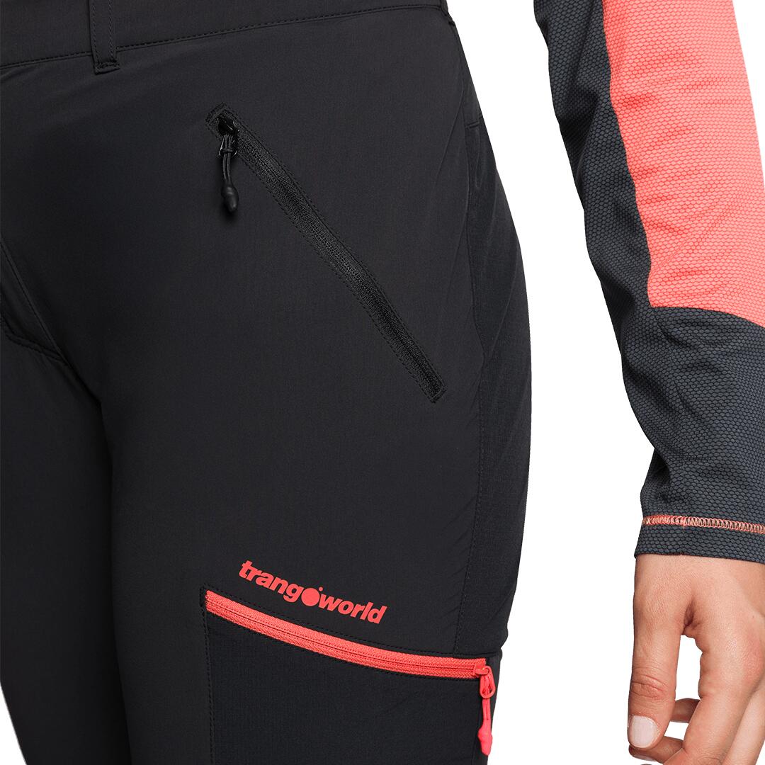 Pantalón para Mujer Trangoworld Malaren df Negro 4/5