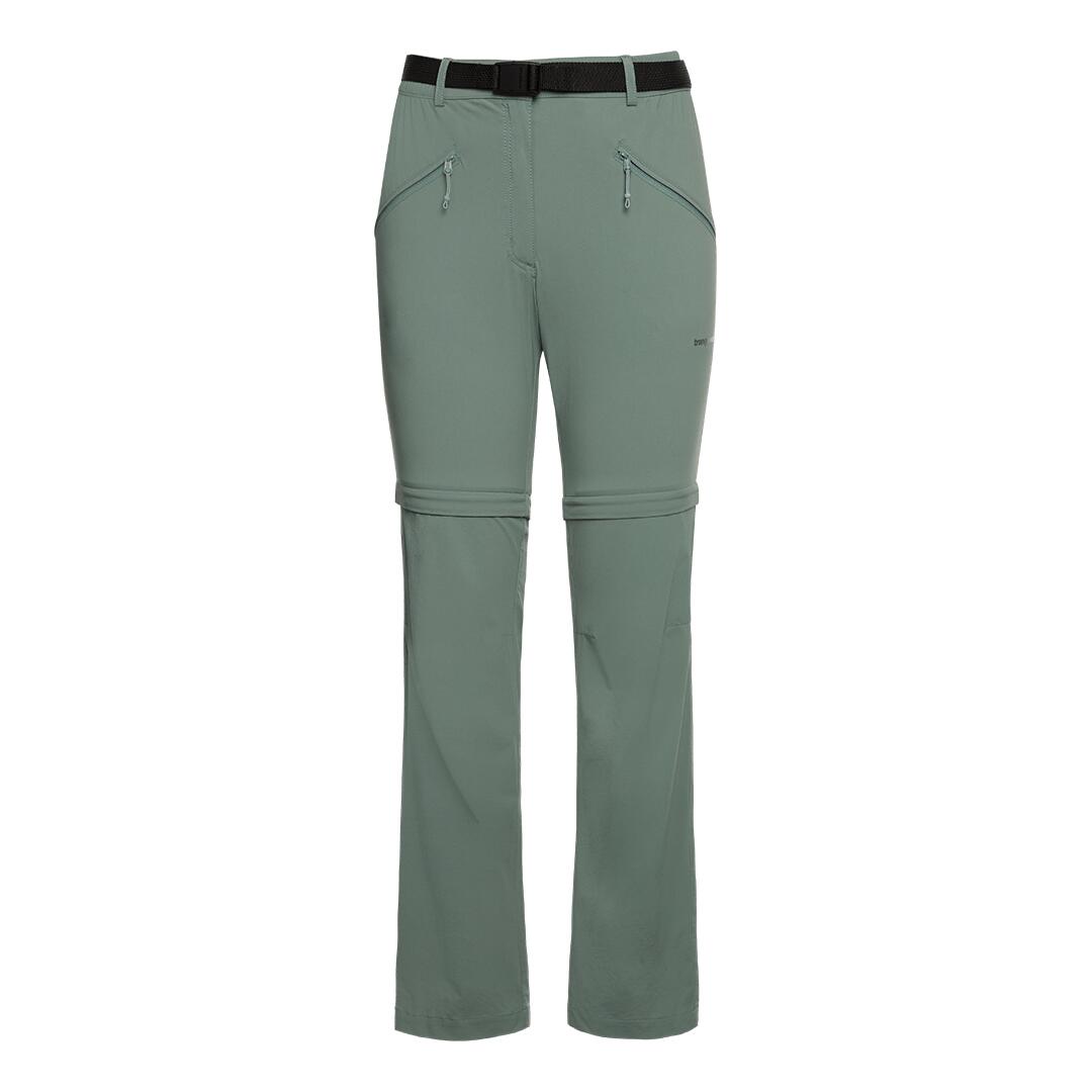 TRANGOWORLD Pantalón para Mujer Trangoworld Buhler sf Verde/Gris protección UV+50