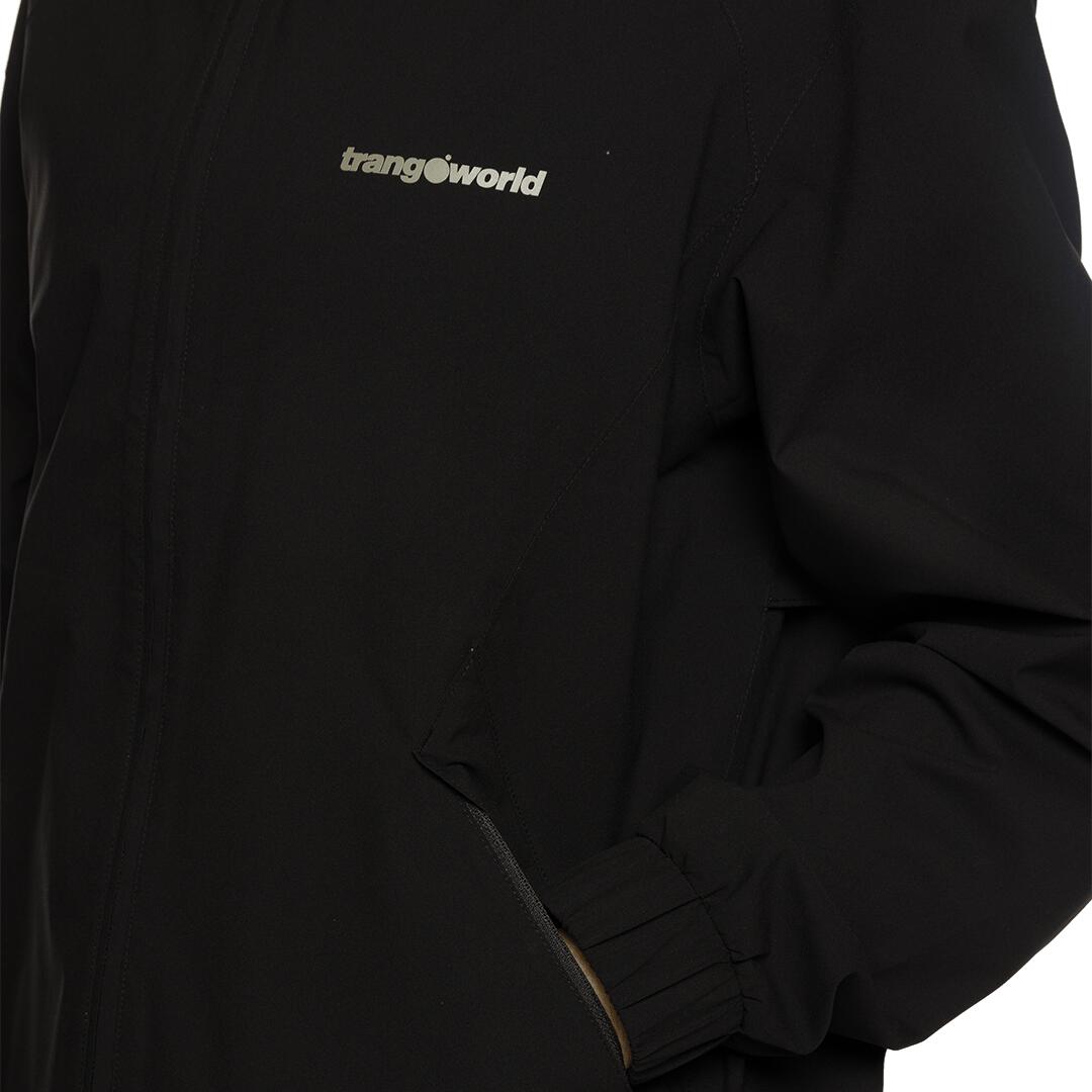 Chaqueta para Mujer Trangoworld Naivasha Negro/Negro Impermeable 5/7