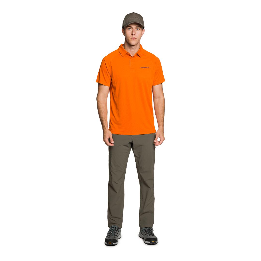 Polo manga corta para Hombre Trangoworld Bonete Naranja 4/4