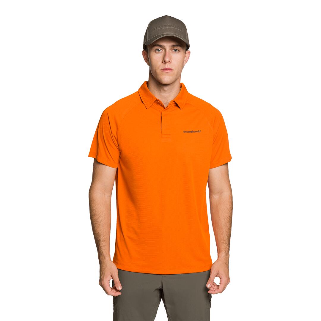 Polo manga corta para Hombre Trangoworld Bonete Naranja 2/4