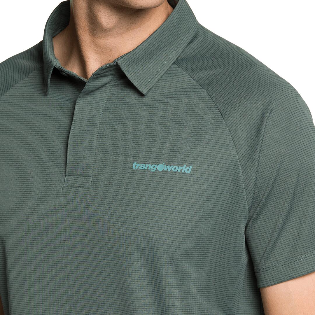 Polo manga corta para Hombre Trangoworld Bonete Verde 4/4