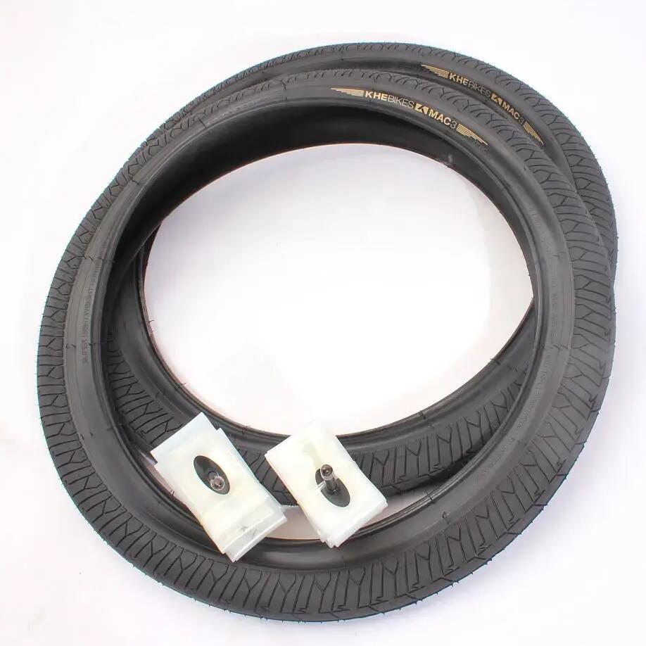 BMX tyres: 2x MAC3 + 2x Schwalbe Aerothan inner tubes