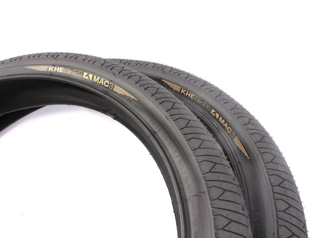BMX Neumáticos 2x MAC3 + 2x Schwalbe Aerothan cámara de aire 3/4