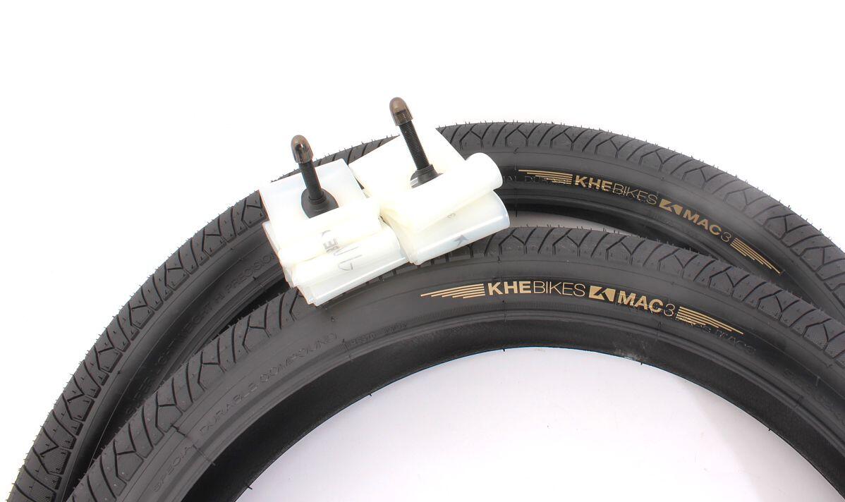BMX Neumáticos 2x MAC3 + 2x Schwalbe Aerothan cámara de aire 4/4