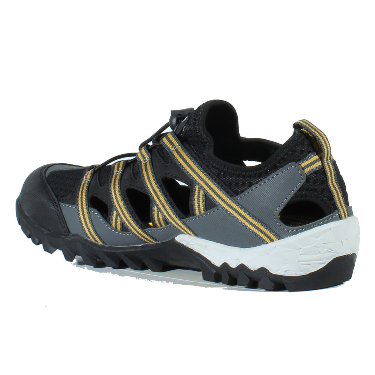 Sandalias cerradas de Montaña y Trekking Hombre Hi-Tec PAMPA Negro. 4/7