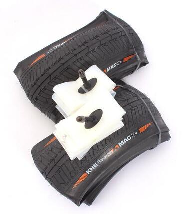 BMX Reifen 2x MAC2+ Falt + 2x Schwalbe Aerothan Schlauch