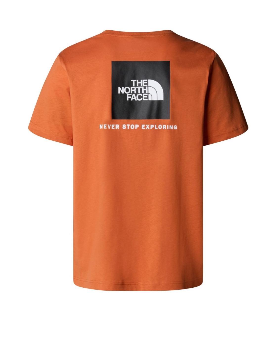 T-shirt pour homme The North Face Box Orange 2/5