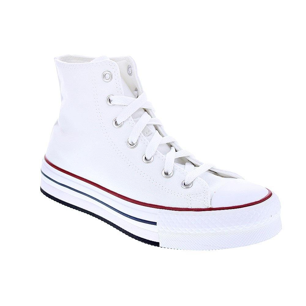 Sneaker per ragazze Converse All Star lift platform Bianco 4/6