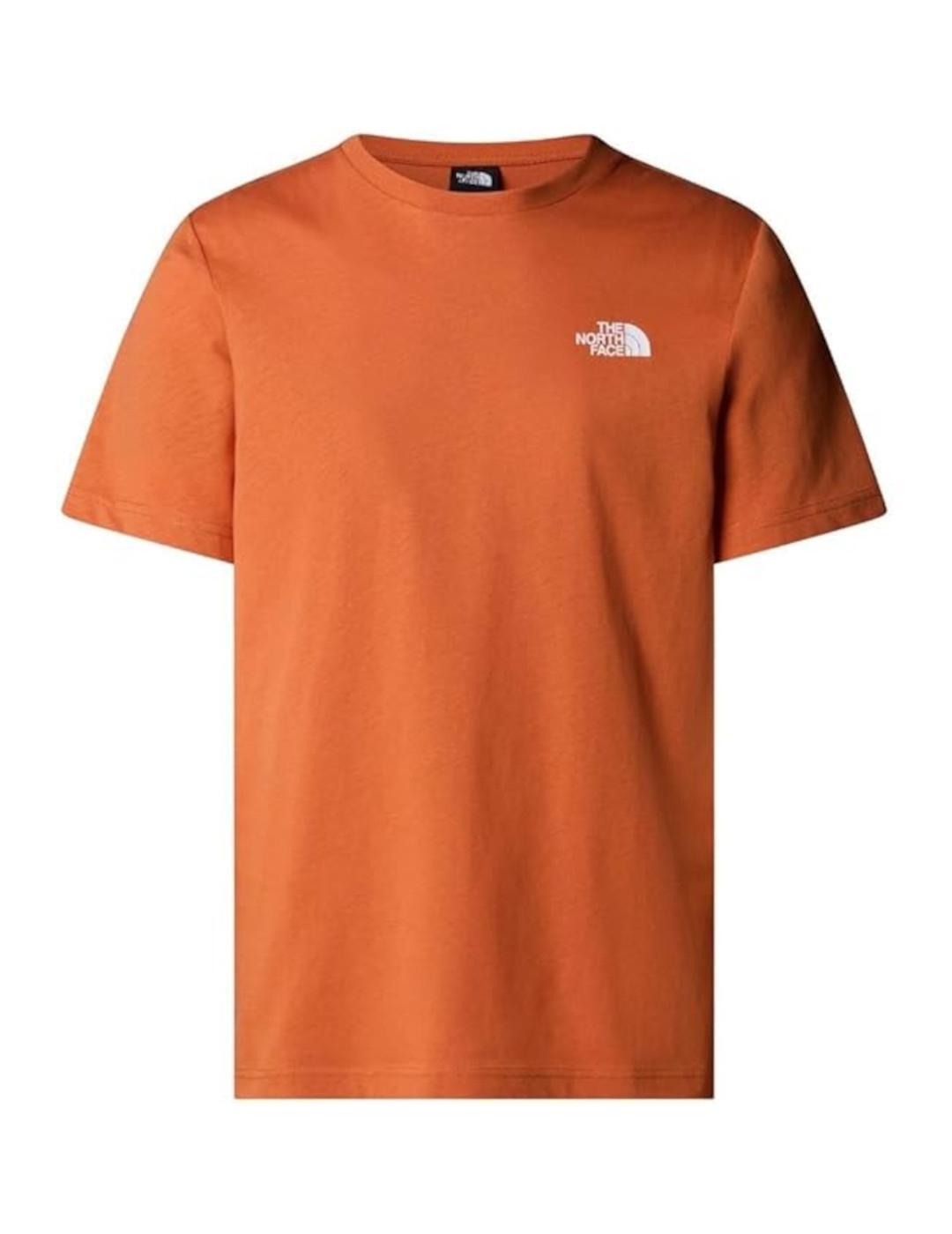 Maglietta da uomo The north face Box nse Arancione 2/5