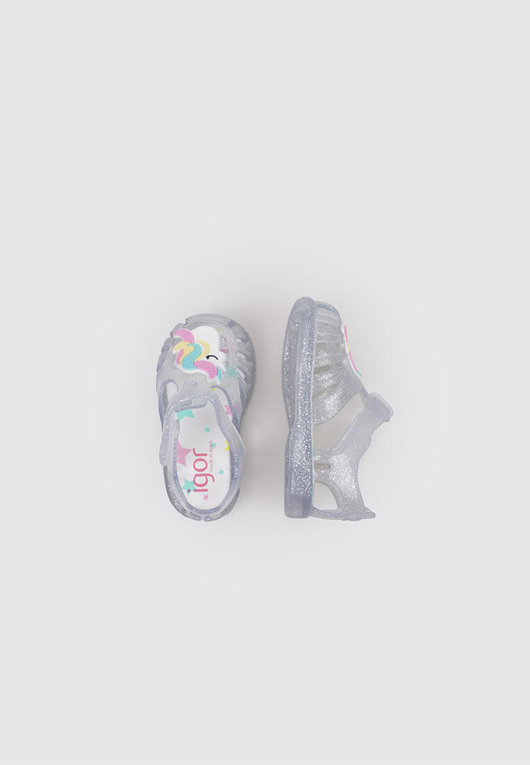 Sandale Surf Enfants Igor TOBBY GLOSS UNICORNIO Transparen 5/5