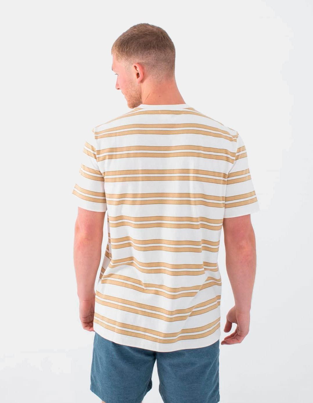 Camiseta para Hombre Hurley Naturals stripe Blanco 2/4