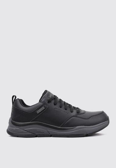 Zapatillas deportivas hombre impermeables SKECHERS BENAGO HOMBRE negras