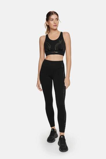 legginsy fitness damskie Misty Cardiobunny z wysokim stanem
