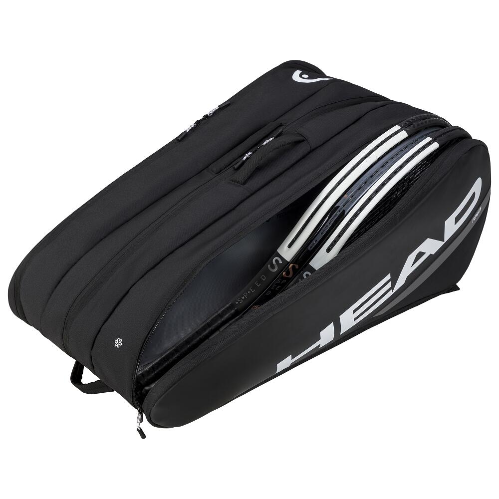 HEAD Tour 15 Tennis Racket Bag - Black 2/7