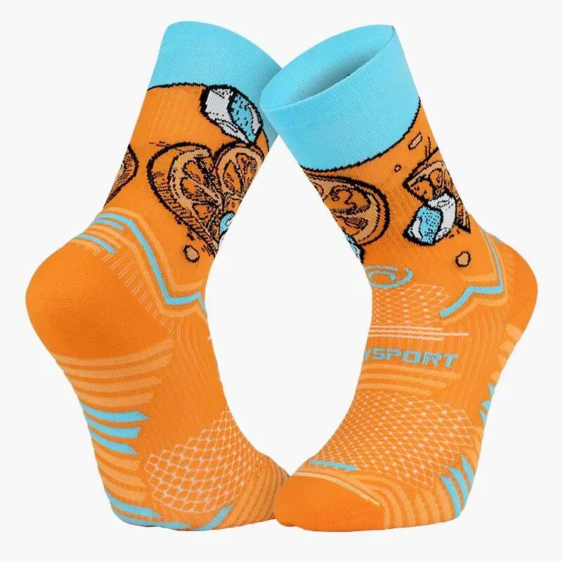 BV SPORT Trail Beer Orange Running Socks - 1 Pair