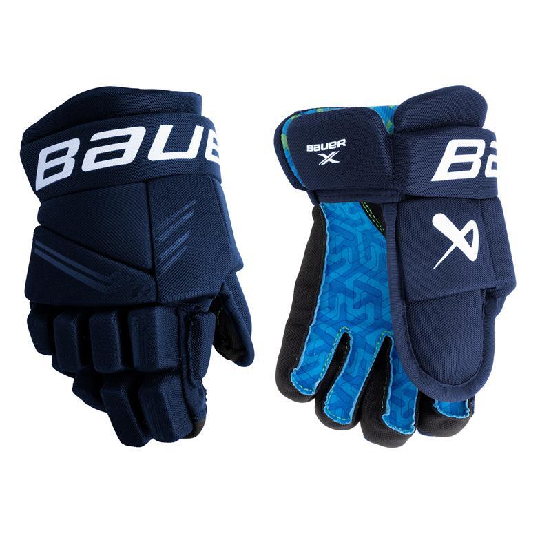 Bauer - Gant De Hockey Bauer X² Enfant - Gant De Hockey - Bleu - 8" - Decathlon