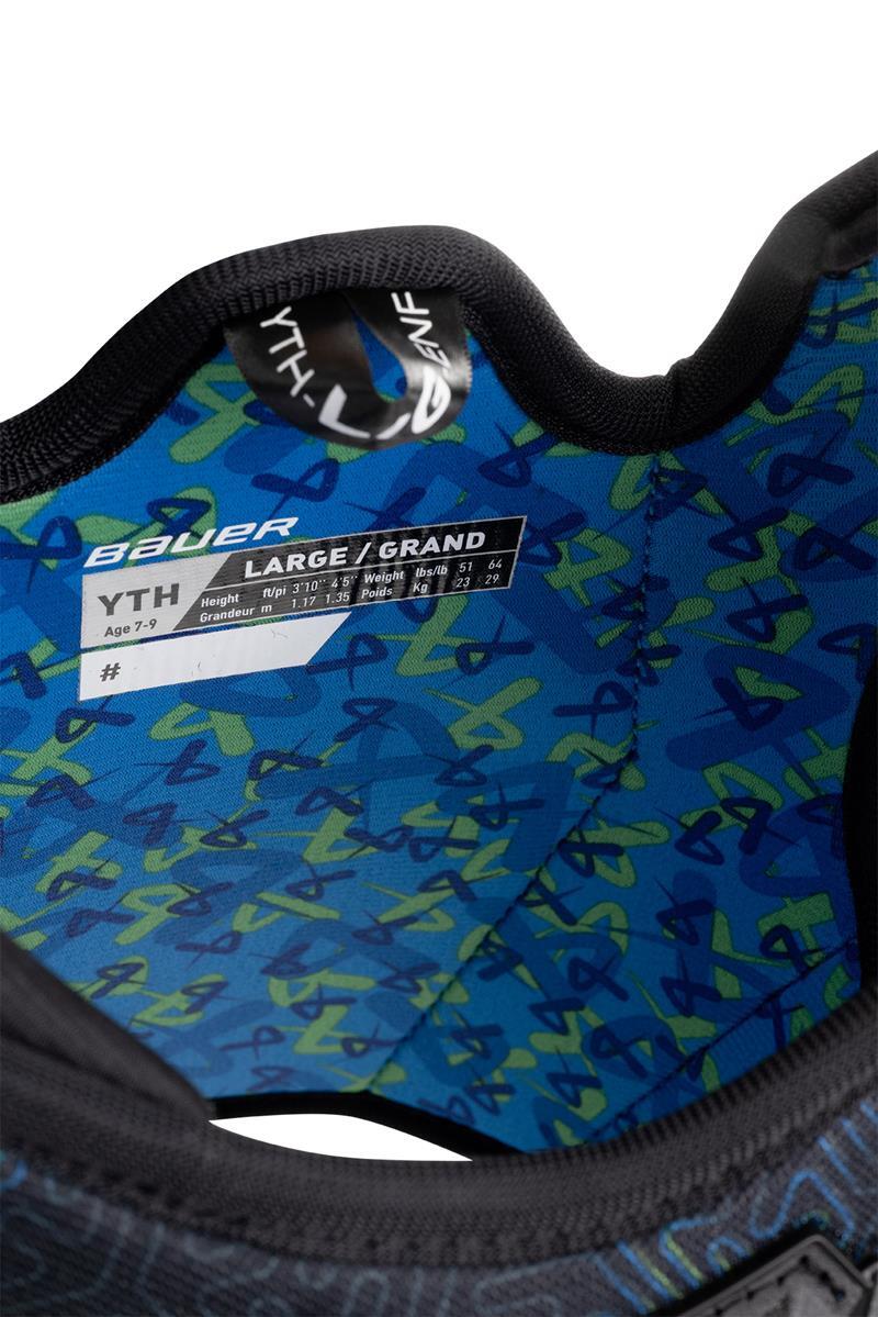 BAUER X HOCKEY SCHOUDERVULLING VOOR KINDEREN 4/7