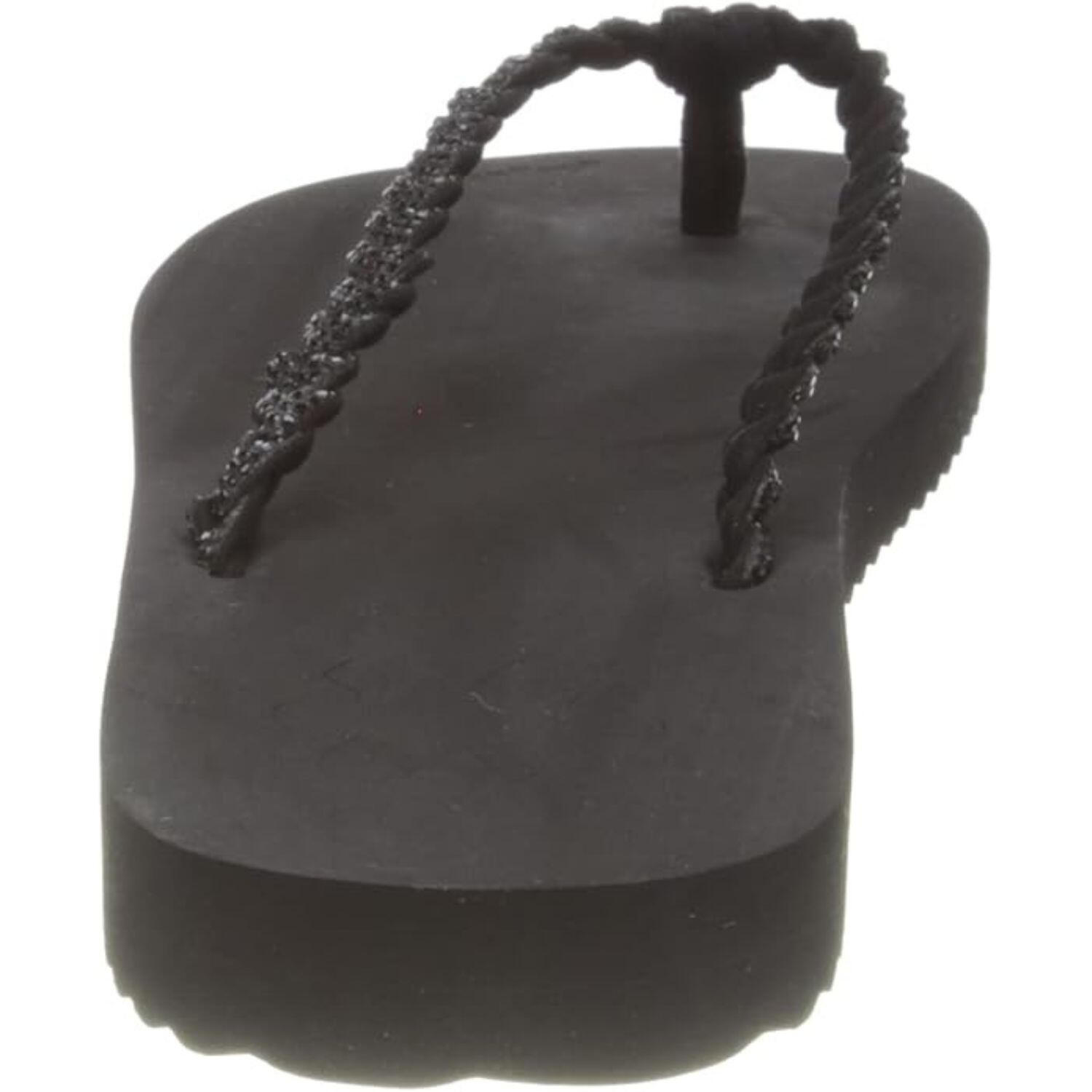 Femme tongs flip*glitter Noir 6/6