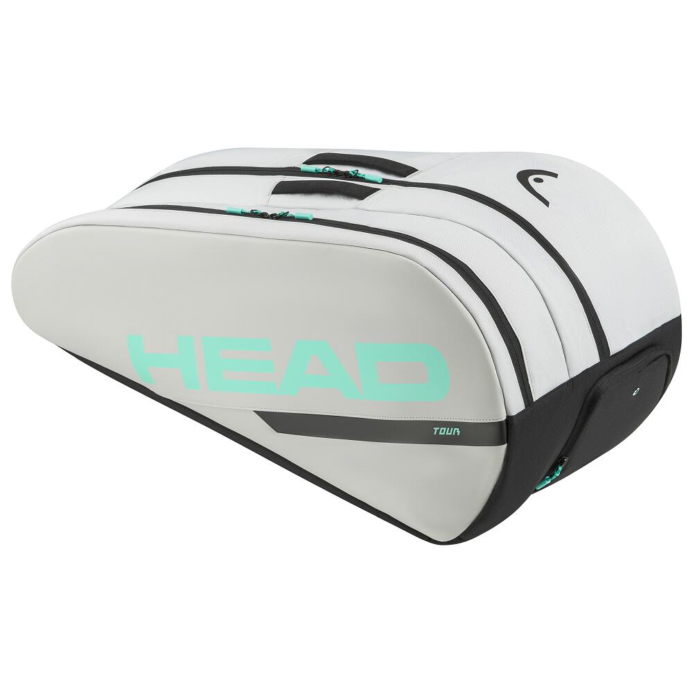 HEAD HEAD Tour 9 Tennis Racket Bag - Grey/Teal