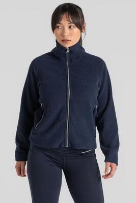 Fleece wandelen dames volledige rits