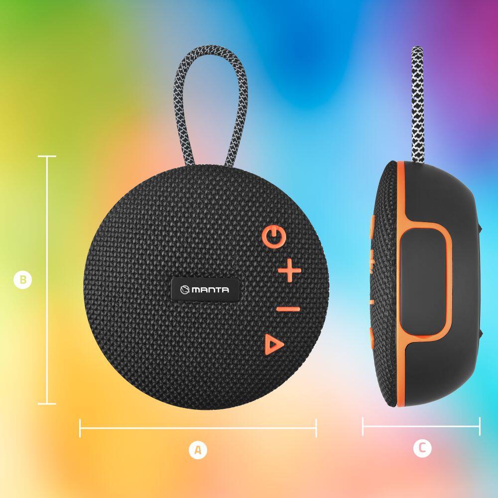 Głośnik przenośny bezprzewodowy bluetooth Manta SPK02GO 15h 30W 5/6