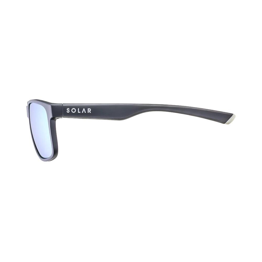 SOLAR Lunettes de Soleil MACADAM - NOIR MAT VERT 3/3