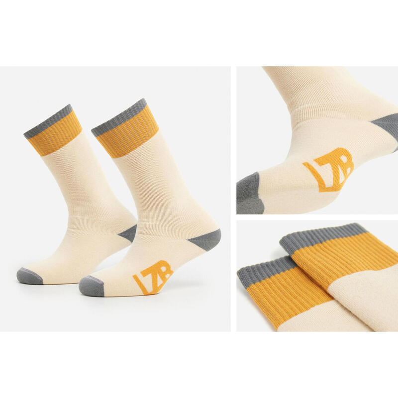 Chaussettes en laine mérinos naturelle. Respirant, hypoallergénique