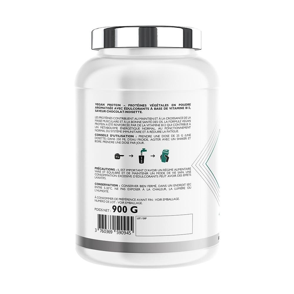 Proteine Vegetali - 100% Vegan Protein (900g) - Cioccolato E Nocciola 6/7