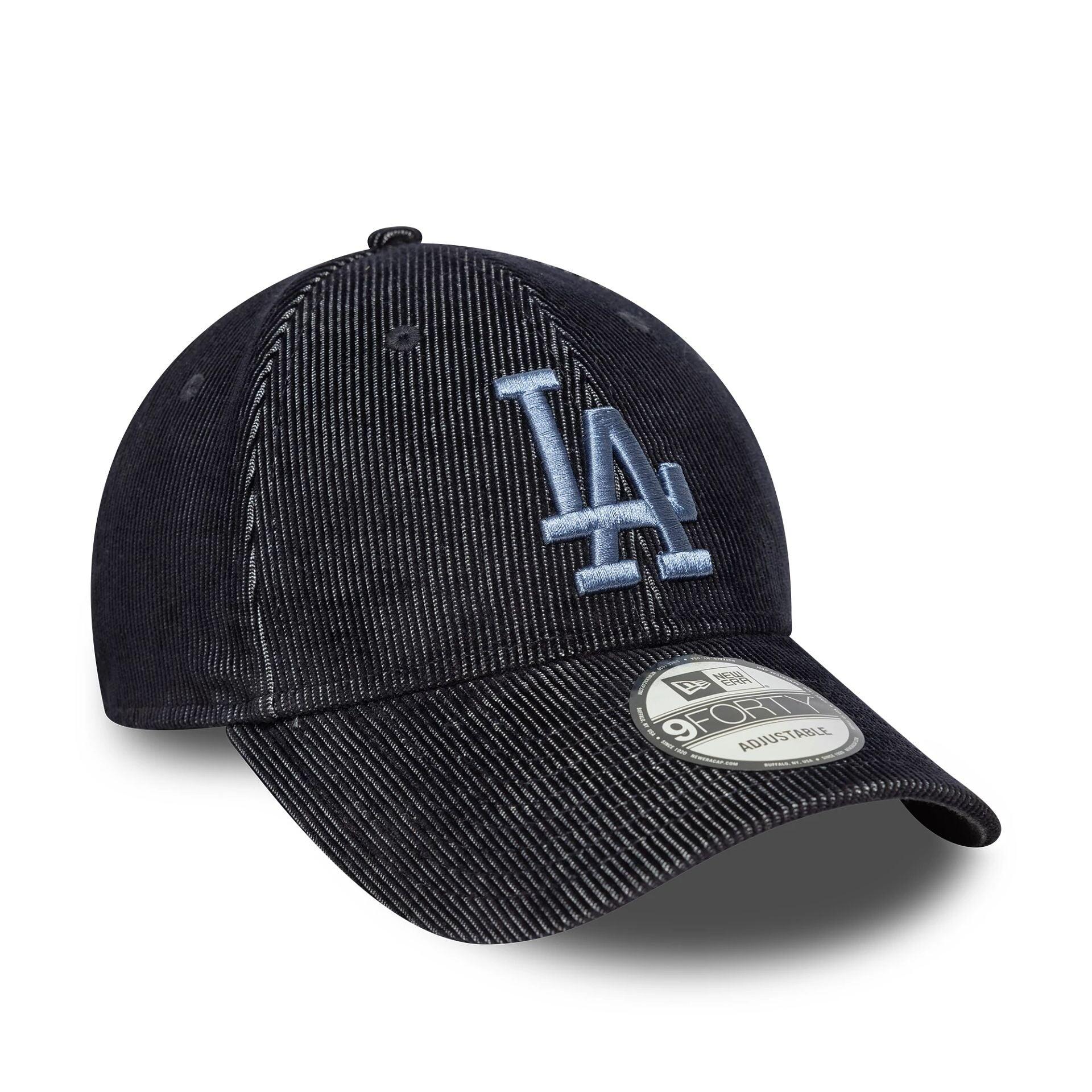 New Era 9FORTY Cap LA Dodgers Two Tone Cord marineblau 3/5