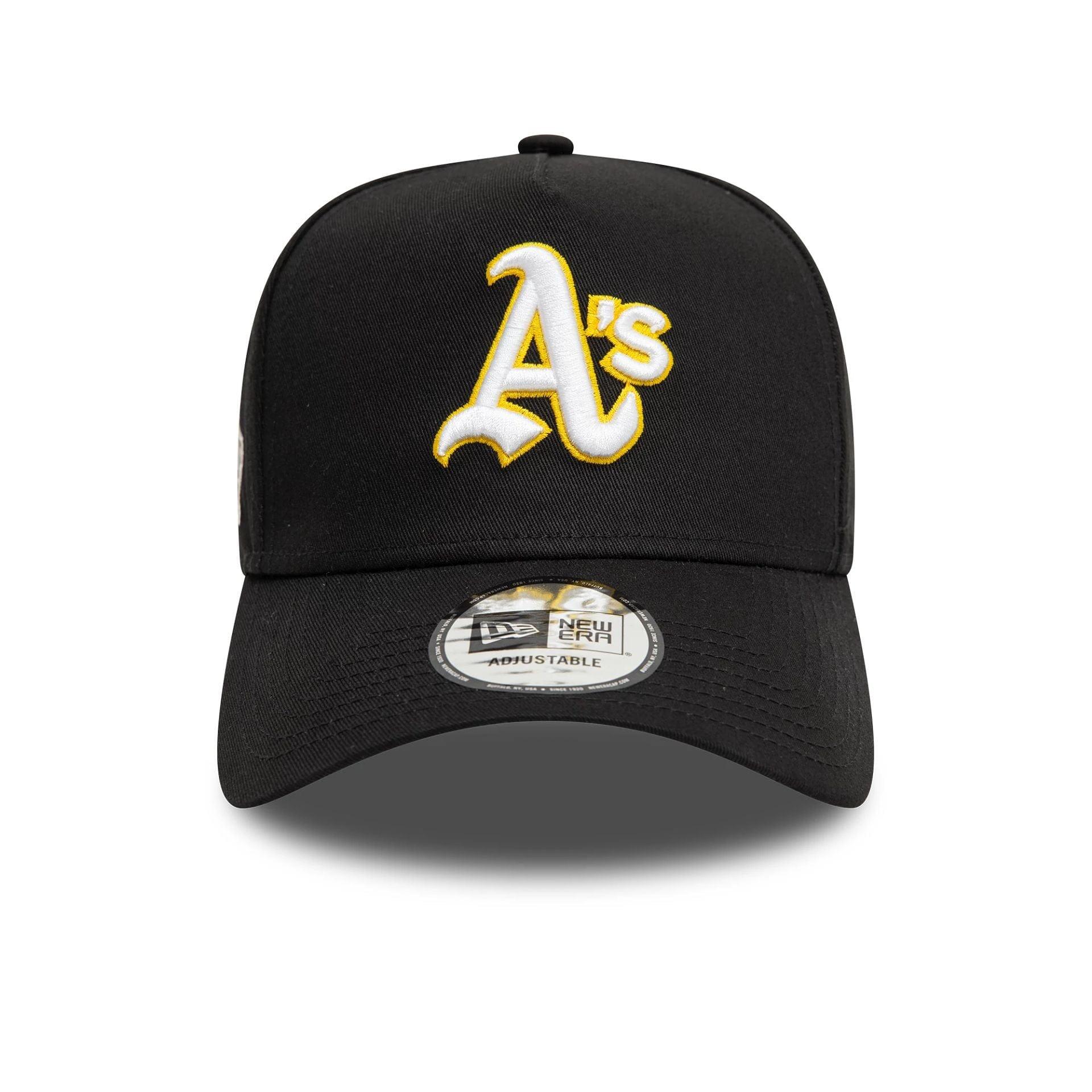 New Era 9FORTY A-Frame Cap Oakland Athletics World Series Patch schwarz ...
