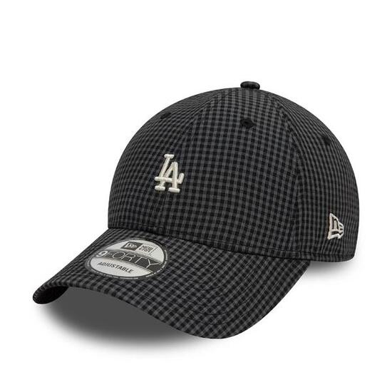 New Era 9FORTY Cap LA Dodgers Seersucker schwarz