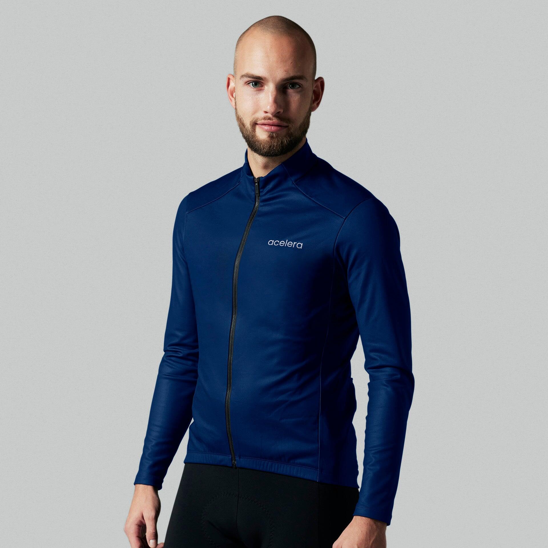 ACELERA Thermo Fleece Wielrenjack - Winddicht & waterafstotend – Wielerkleding Fietsjas