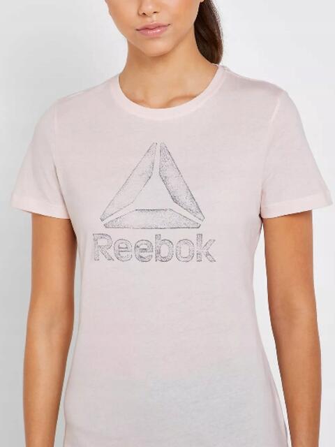 KOSZULKA damska REEBOK bawełniana EC2029 różowa XS 6/7